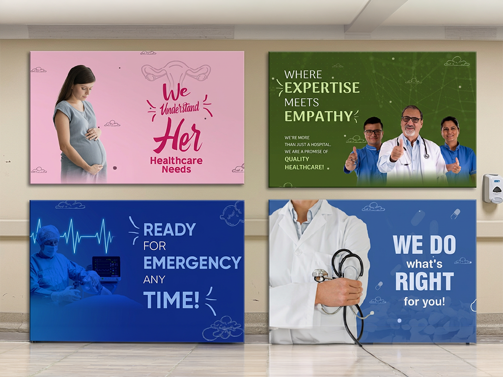 Srinidhi hospitals hoarding design