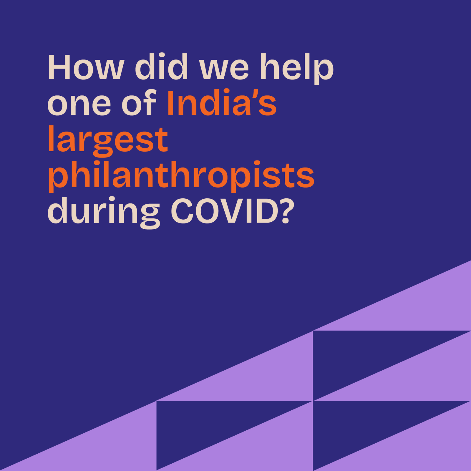 Healthcare case study – Philanthropy hospital strategy project by ThoughtRadius