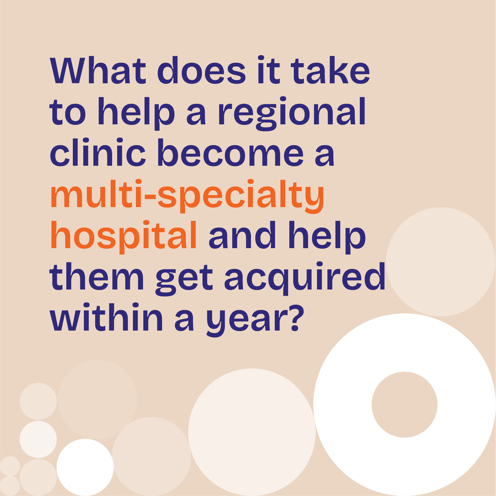 Healthcare branding case study – clinic positioning and communication strategy